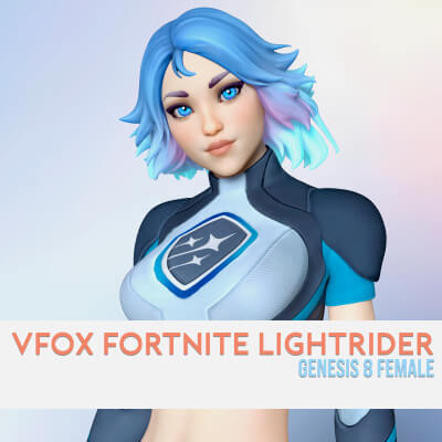 Fortnite Lightrider for Genesis 8 Female