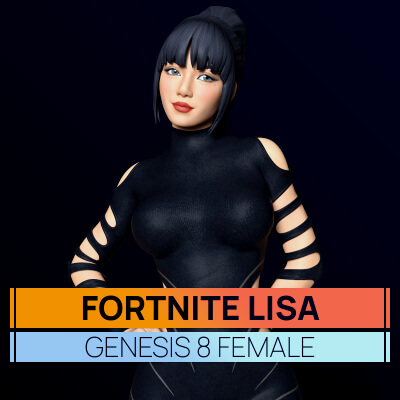 Fortnite LISA for Genesis 8 Female