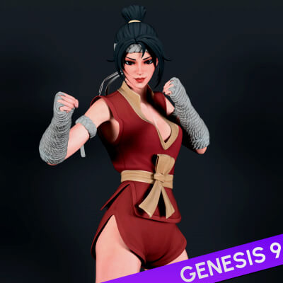 Fortnite Mali for Genesis 9