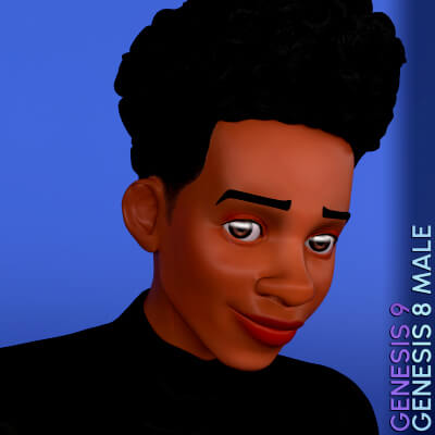 Fortnite Miles Morales for Genesis 8 and 9