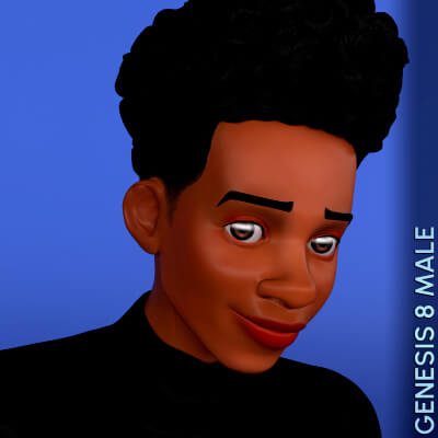 Fortnite Miles Morales for Genesis 8 Male