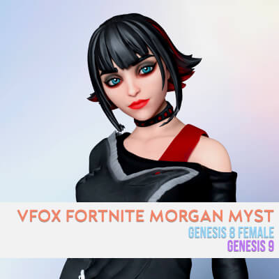 Fortnite Morgan Myst for Genesis 8 and 9