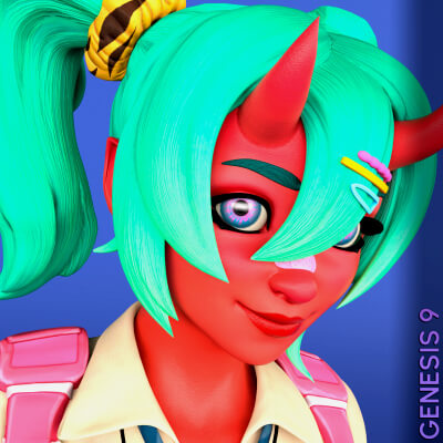 Fortnite Nemia for Genesis 9