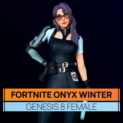 Fortnite Onyx Winter for Genesis 8 Female