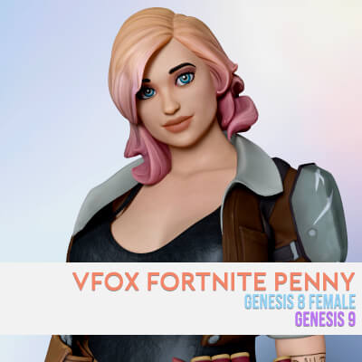 Fortnite Penny for Genesis 8 and 9