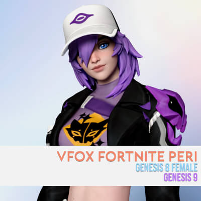 Fortnite Peri for Genesis 8 and 9