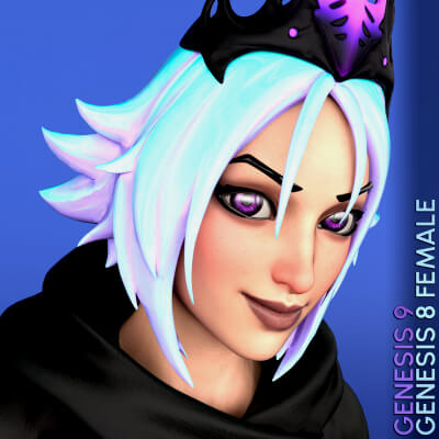 Fortnite Persephone for Genesis 8 and 9