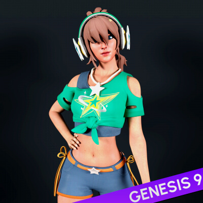 Fortnite PJ for Genesis 9