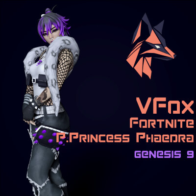 Fortnite Punk Princess Phaedra for Genesis 9