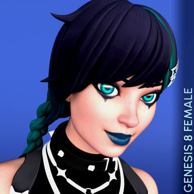 Fortnite Rain for Genesis 8 Female