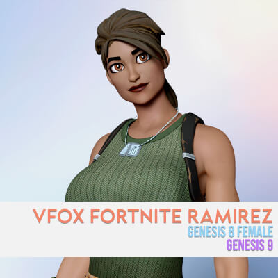 Fortnite Ramirez for Genesis 8 and 9
