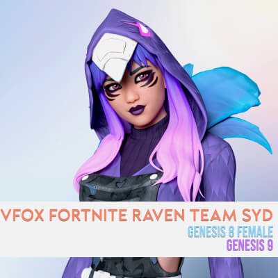 Fortnite Raven Team Syd For Genesis 8 And 9