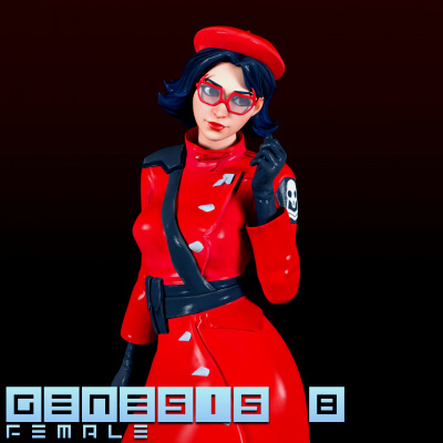 Fortnite Rue for Genesis 8 Female