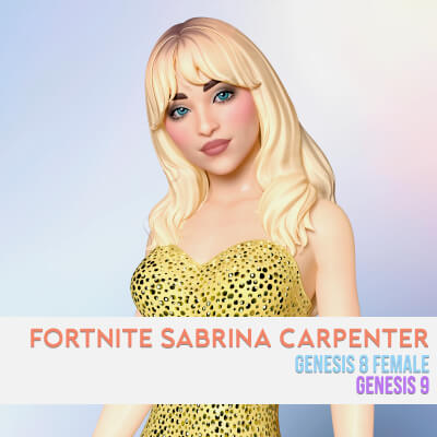 Fortnite Sabrina Carpenter for Genesis 8 and 9