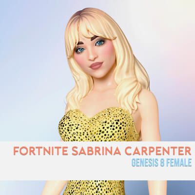 Fortnite Sabrina Carpenter for Genesis 8 Female