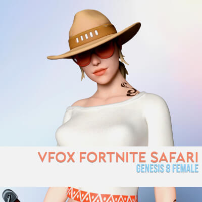 Fortnite Safari for Genesis 8 Female