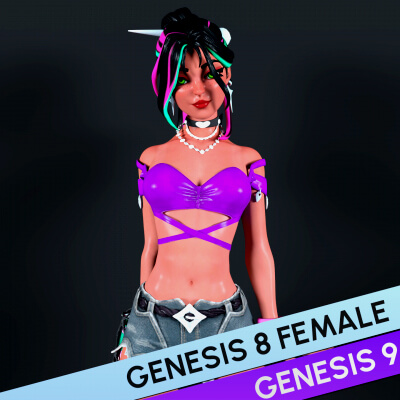 Fortnite Sand Witch Helsie for Genesis 8 and 9