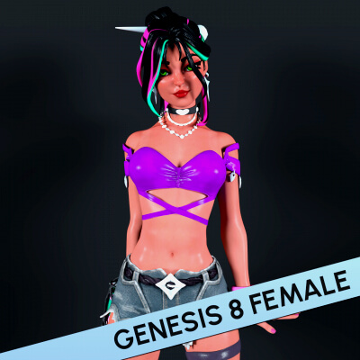 Fortnite Sand Witch Helsie for Genesis 8 Female