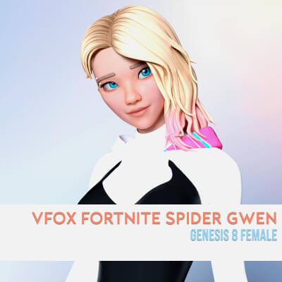 Fortnite Spider-Gwen for Genesis 8 Female