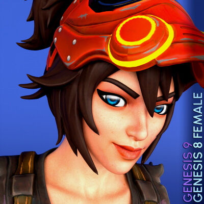 Fortnite The Machinist for Genesis 8 and 9