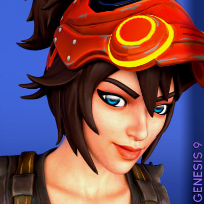 Fortnite The Machinist for Genesis 9