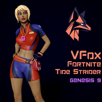 Fortnite Tide Strider for Genesis 9