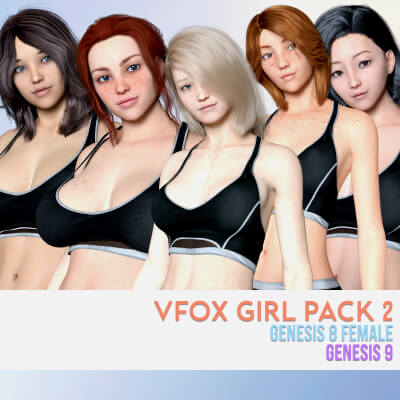 Girls Pack 2 for Genesis 8 and 9