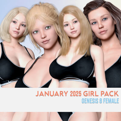 January 2025 Girls Pack Genesis 8 Female
