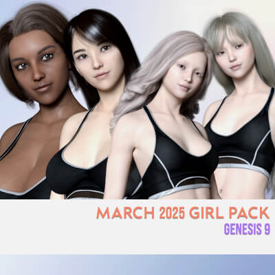 March 2025 Girls Pack for Genesis 9