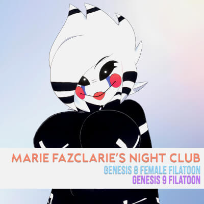 Marie Fazclarie Night Club for Genesis 8 and 9Filatoon