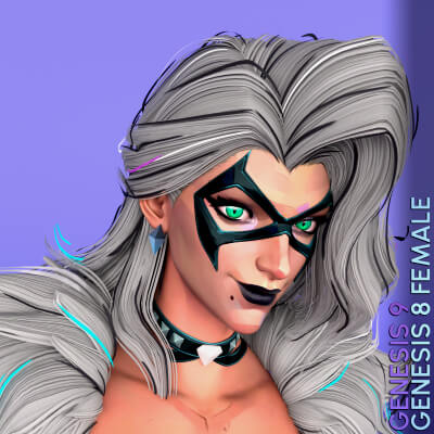 Marvel Rivals Black Cat for Genesis 8 and 9