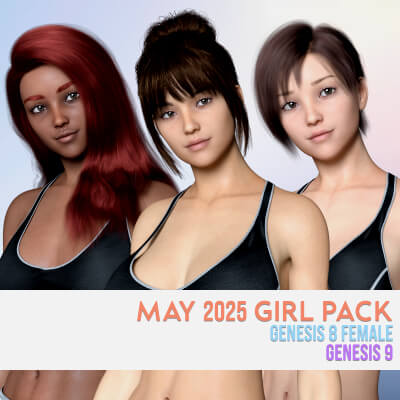 May 2025 Girls Pack for Genesis 8 and 9