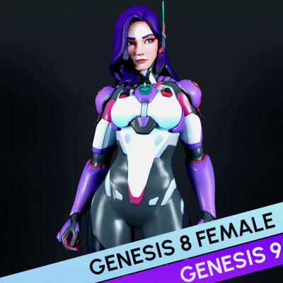 Overwatch D.MON for Genesis 8 and 9