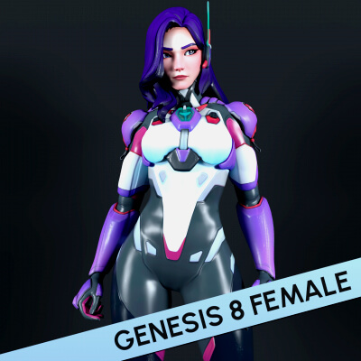 Overwatch D.MON for Genesis 8 Female