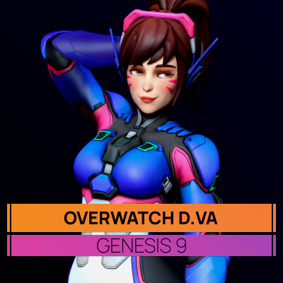 Overwatch D.Va for Genesis 9