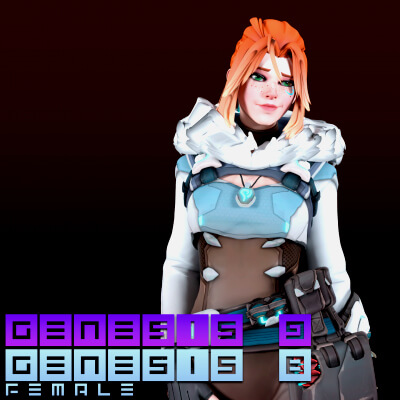 Overwatch Freja for Genesis 8 and 9
