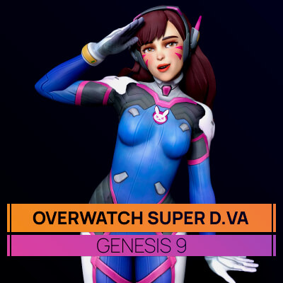 Overwatch Super D.VA for Genesis 9