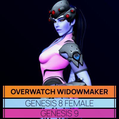 Overwatch Widowmaker for Genesis 8 and 9