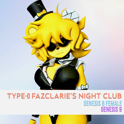 Type-0 Fazclaries Night Club for Genesis 8 and 9