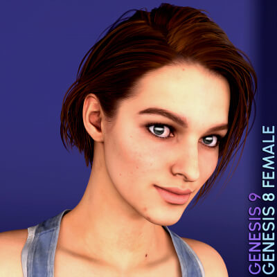 Ultimate Resident Evil Jill Valentine for Genesis 8 and 9