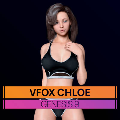 Vfox Chloe for Genesis 9 October Gift by VFoxGames