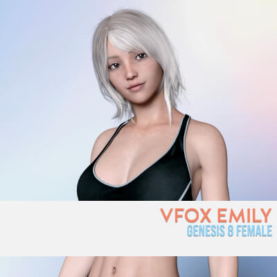 Vfox Emily for Genesis 8 Female Version 2.0 by VFoxGames