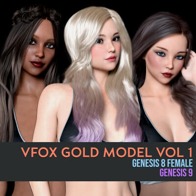 VFox Gold Model Vol 1 for Genesis 8 and 9