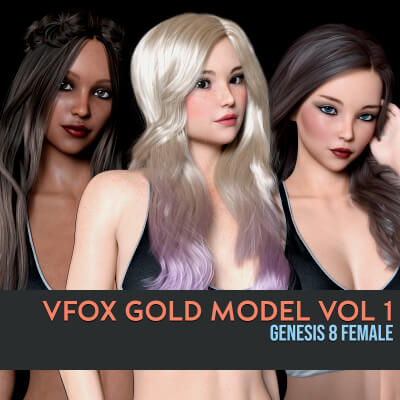 VFox Gold Model Vol 1 for Genesis 8 Female
