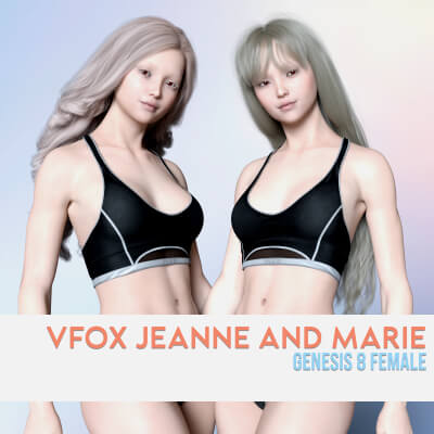 VFox Jeanne and Marie for Genesis 8 Female