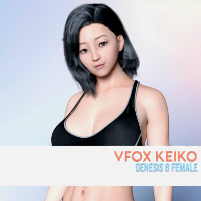 Vfox Keiko for Genesis 8 Female by VFoxGames