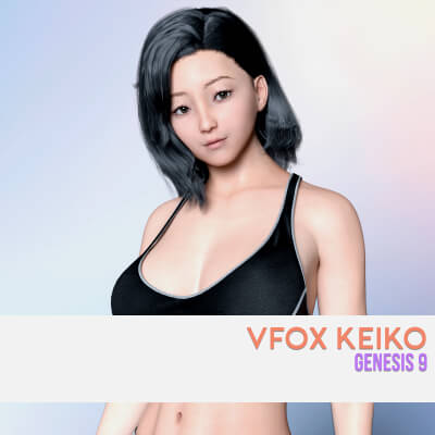 Vfox Keiko for Genesis 9 by VFoxGames
