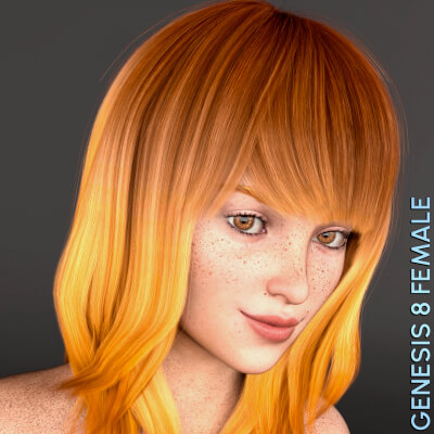 VFox Vivian for Genesis 8 Female by VFoxGames