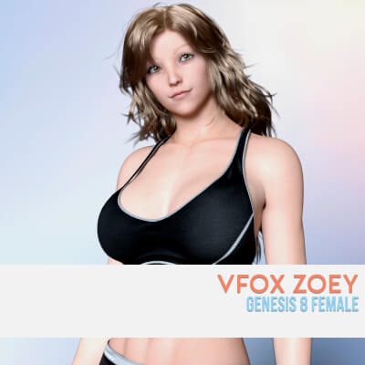 Vfox Zoey for Genesis 8 Female Version 2.0 by VFoxGames
