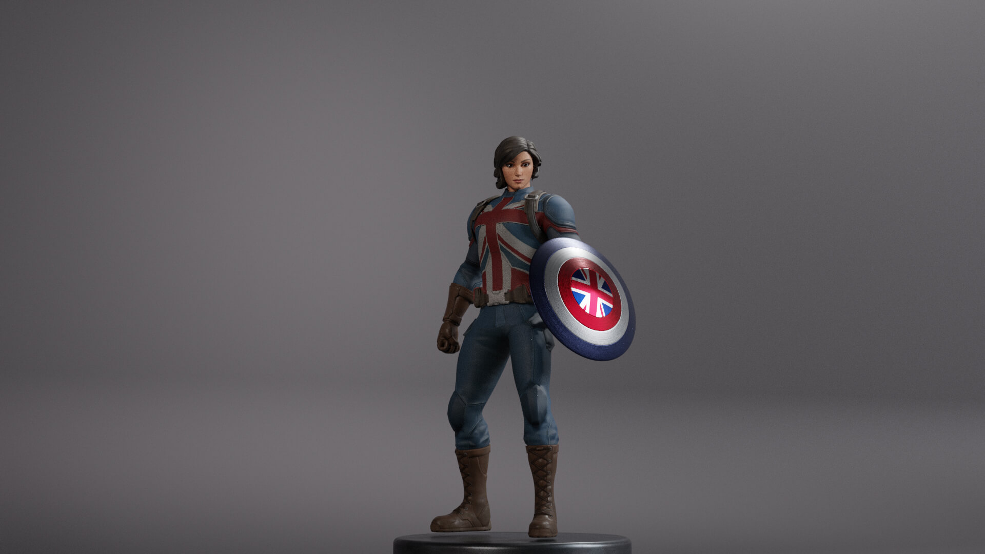Carter Rendor Captain Carter - 3D Model by VFXMatrix